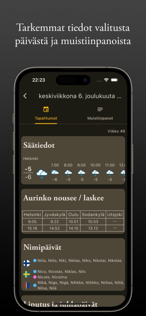 Almanakka screenshot 4