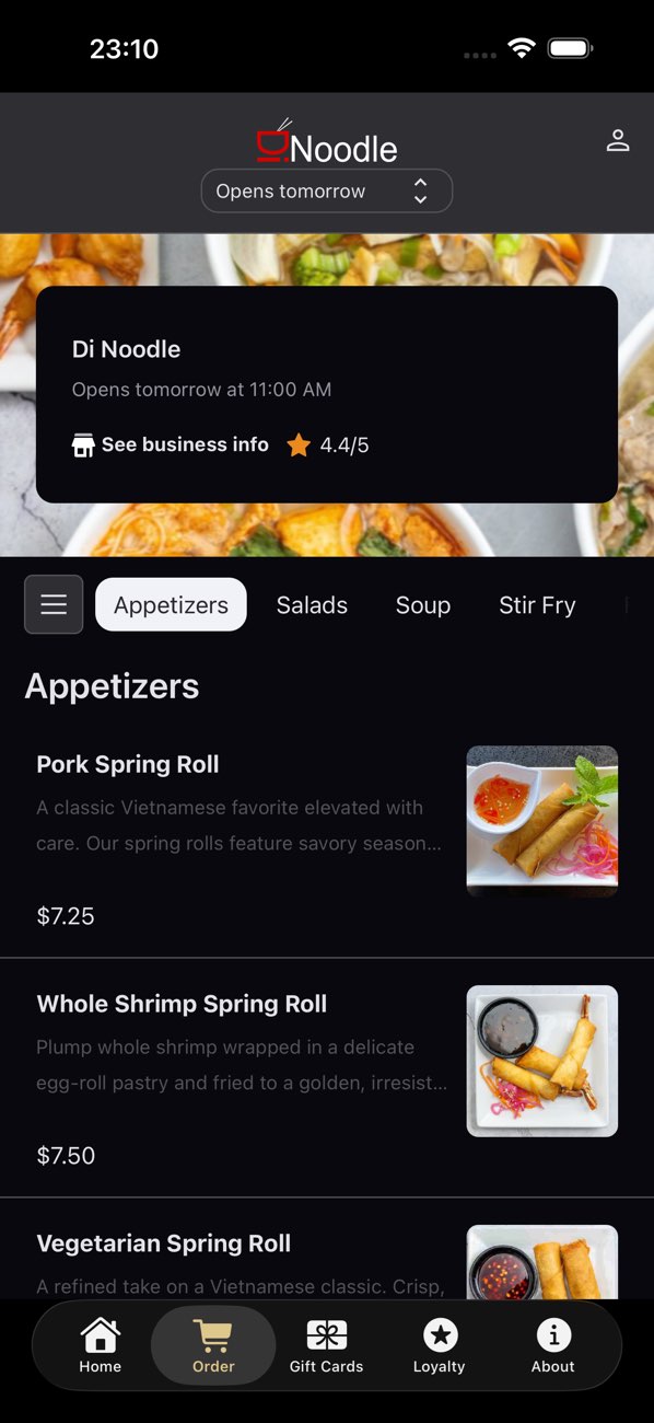 Di Noodle screenshot 1