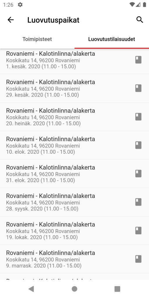 Finnish Red Cross screenshot 5